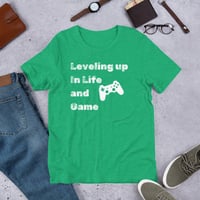 Image 2 of Leveling Up in Life and Game - Men, Women and Unisex Long Sleeve Tee