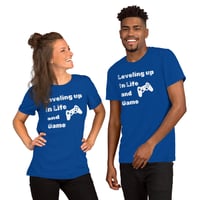 Image 1 of Leveling Up in Life and Game - Men, Women and Unisex Long Sleeve Tee