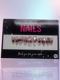 Image 1 of Bubblegum Brat - Handmade Press On Nails (Medium)