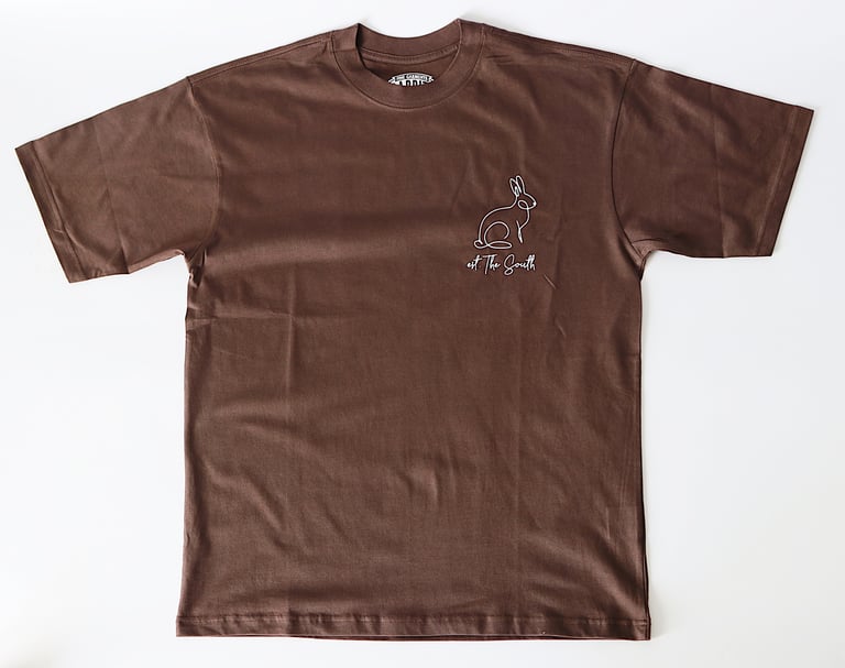 Rabbitman's, 'EST. SOUTH' Tee (Chocolate)