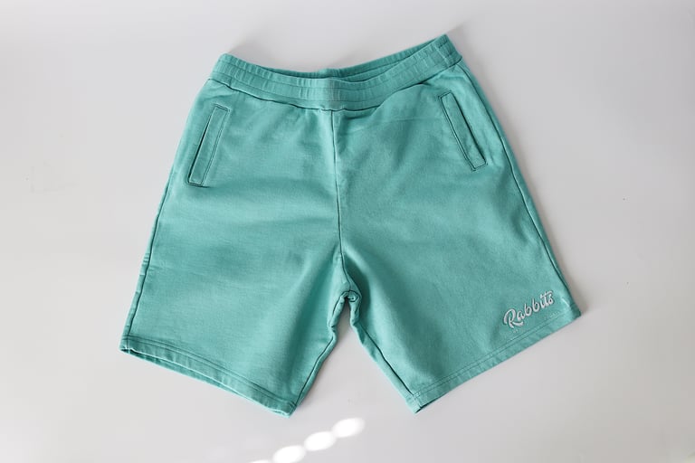 Rabbitman's 'EMBROIDERED' Short, (Watercourse)