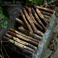 Image 1 of Tree Speak Corresponding Ogham Staves (D060-4)