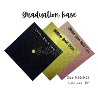 Glitter Base Grad Cap
