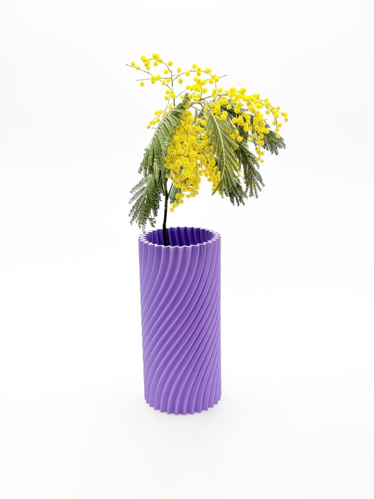Edition Grande Ourse / ELVIS Vase impression 3D "LAVANDE"