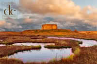 Aldeburgh Print. Winter sunset at the Martello Tower. Fine Art Giclée Print