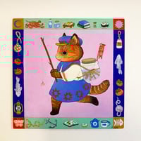 Image 1 of Fisher Cat Painting