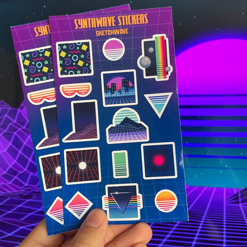 Image of Synthwave Sticker Sheet