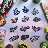 Image 3 of [ALT KITS] Neon Sign Splatoon Weapon Stickers