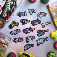 Image 1 of [ALT KITS] Neon Sign Splatoon Weapon Stickers