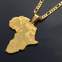 Image 3 of Africa Map Necklaces 