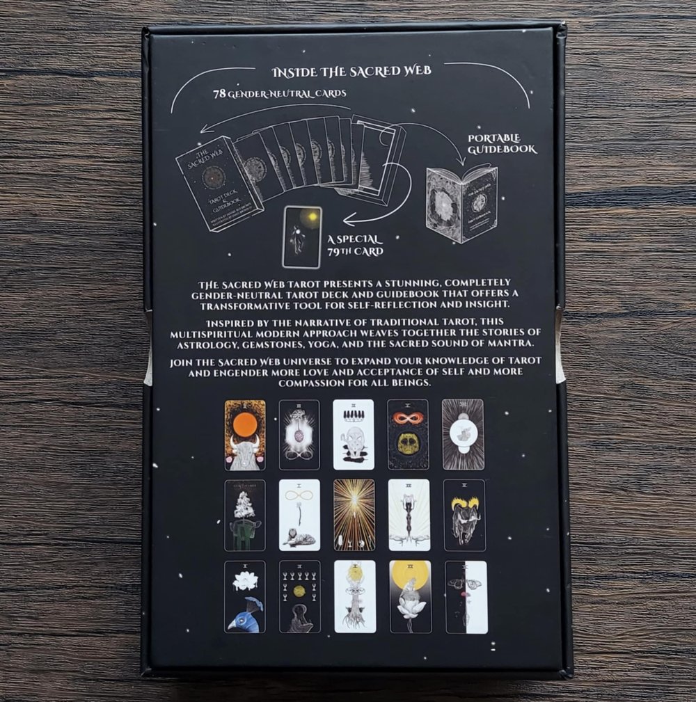 The Sacred Web - Tarot Deck & Guidebook, by Jannie Bui Brown & James Brown IV