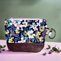 Image 1 of Indigo Bloom Coin Purse