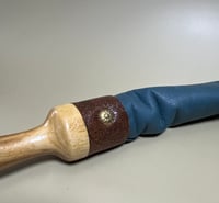 Image 2 of Denim Blue leather Dragon Tail