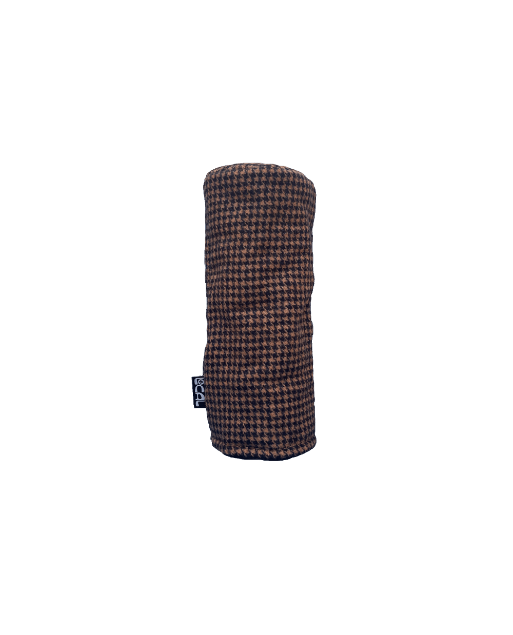 Brown Houndstooth Head Cover