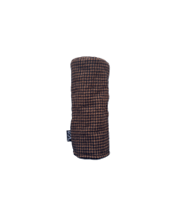 Image 1 of Brown Houndstooth Head Cover