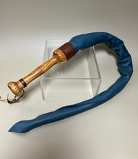 Image 1 of Denim Blue leather Dragon Tail