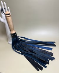 Image 2 of Black and Bruiser leather flogger