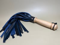 Image 3 of Black and Bruiser leather flogger
