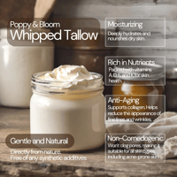 Organic Whipped Tallow Body Butter | 8 oz Jar