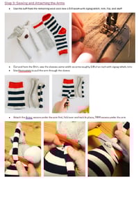 Image 5 of Sculpted Sock Bunny - Tutorial with Video Links & PRE-SEWN KIT