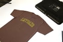 BROWN & GOLD COLLEGE TRAD HEAVY WEIGHT TEE