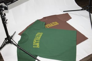 Image of GREEN & GOLD COLLEGE TRAD HEAVY WEIGHT TEE