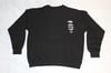 BLACK MULTI LOGO CREWNECK SWEATER