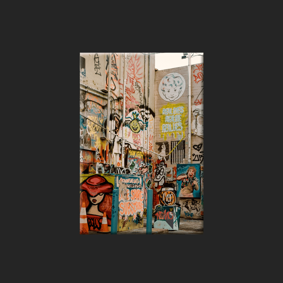 Image of Graffiti Alley Fine Art Magnet