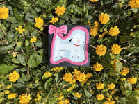 Image 1 of Bow Puppy - Original Painting