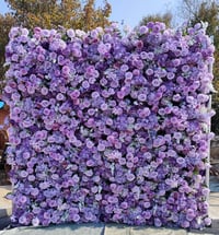 5D Lilac Flower Wall