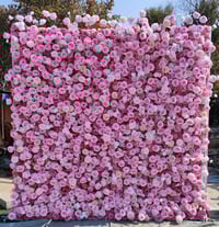5D Hot Pink Flower Wall 