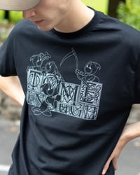 Image 4 of CELTIC KNOTS T-SHIRT BLACK