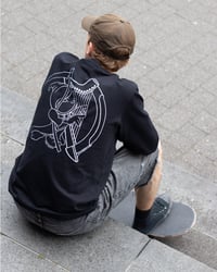 Image 5 of HARPIST LONG SLEEVE T-SHIRT BLACK
