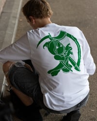 Image 5 of HARPIST LONG SLEEVE T-SHIRT WHITE