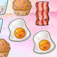 Image 4 of Cute Breakfast Sticker Pack (13 PACK)