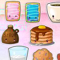 Image 5 of Cute Breakfast Sticker Pack (13 PACK)