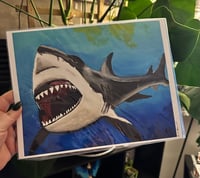 Image 2 of Shark Painting Print