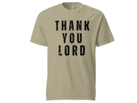 Image 2 of THANK YOU LORD Khaki Color/Unisex Tee
