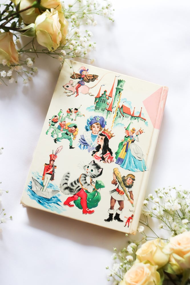 Image of Vintage 1946 Fifty Famous Fairy Tales Book 