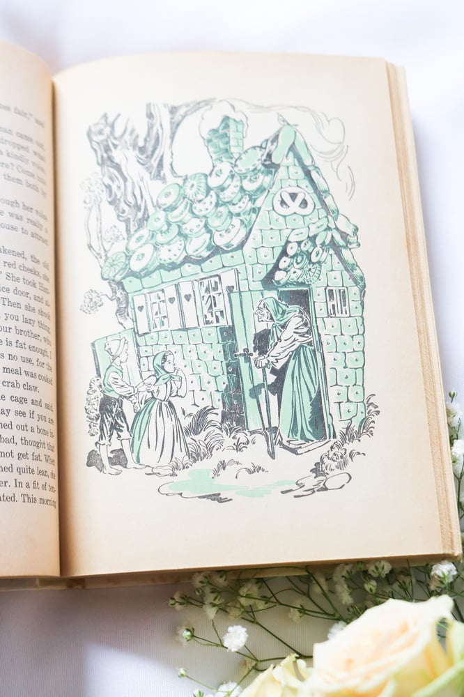 Image of Vintage 1946 Fifty Famous Fairy Tales Book 