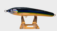 Image 1 of 50g Black Top, Blue with Goldish Silver Belly Floating Stick Bait
