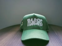 Image 1 of Light green corduroy snapback