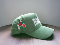 Image 2 of Light green corduroy snapback
