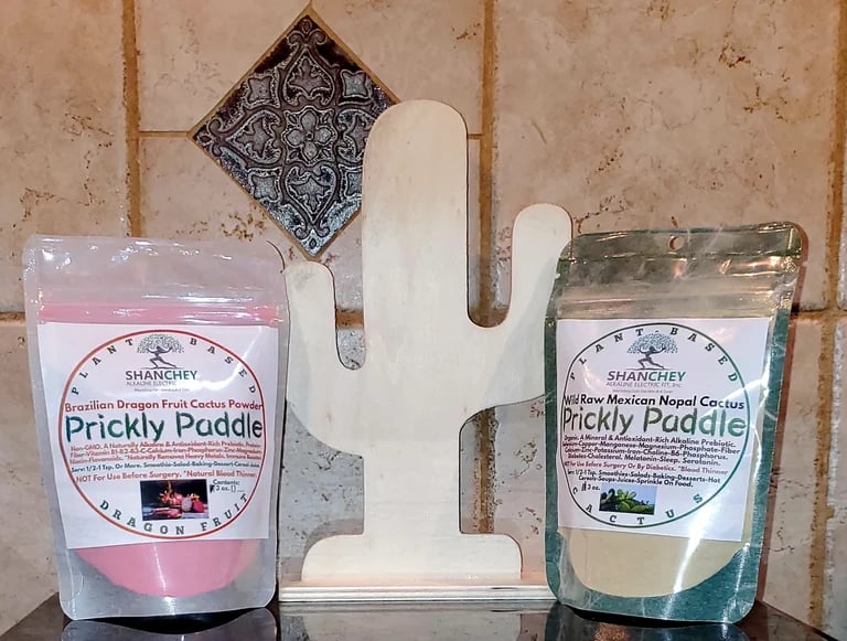 Prickly Pear/Dragon Fruit/Nopales. Prebiotic-Diabetes-Heavy Metals-Cell Repair-Diabetes-Serotonin