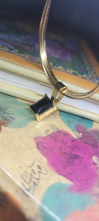 Image 3 of Black Onyx | Birthstone Necklace
