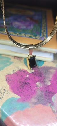 Image 4 of Black Onyx | Birthstone Necklace