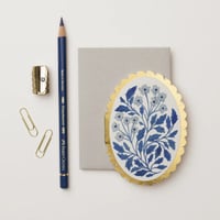 wanderlust paper co - blue floral mini