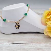 Image 2 of Green Snake Anklet