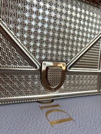 Image 3 of Christian Dior Diorama Medium Gold Chain Bag