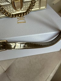 Image 12 of Christian Dior Diorama Medium Gold Chain Bag
